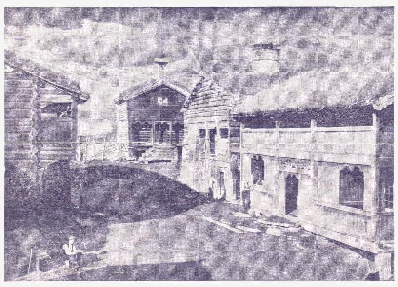 Storgård fra 1700-tallet. Bjørnstad i Vågå.