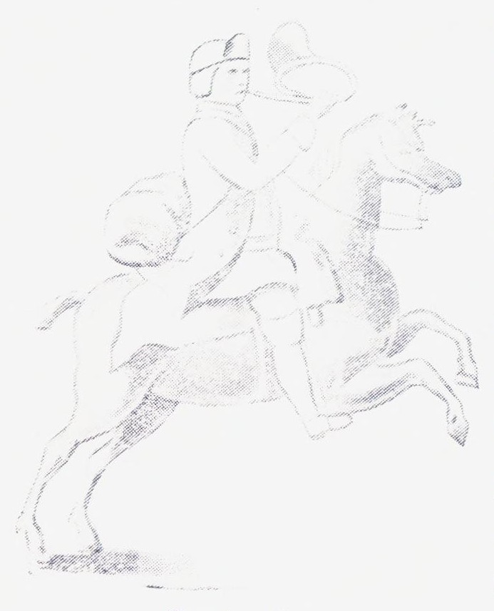 Postrytter
(gammelt billede).