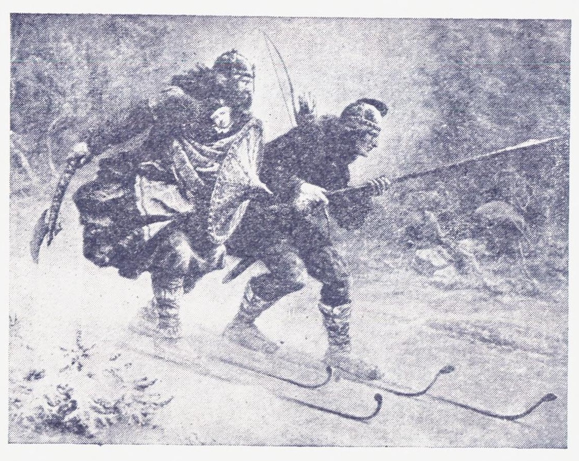 Birkebeinene bringer den vesle Håkon Håkonsson over fjellet til Østerdalen.