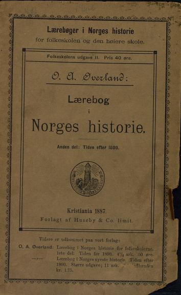 Lærebog i Norges historie for folkeskolerne. D.2 : 1880-1884