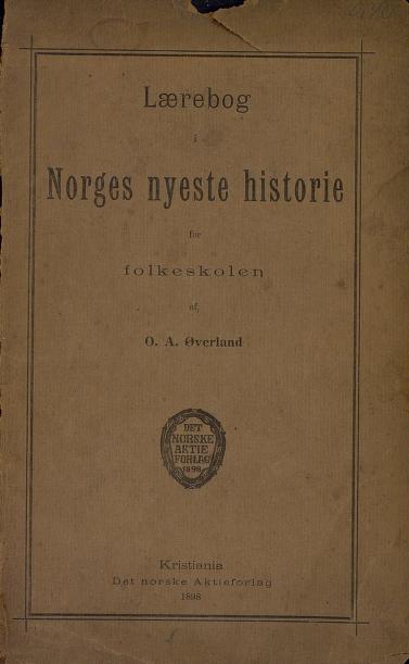 Lærebog i Norges nyeste historie for folkeskolen