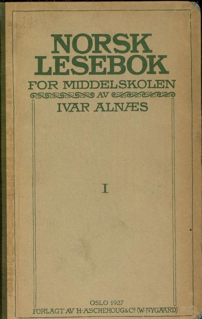 Norsk lesebok for middelskolen. B. 1