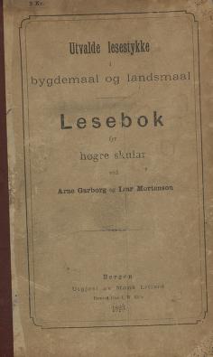 Lesebok fyr høgre skular