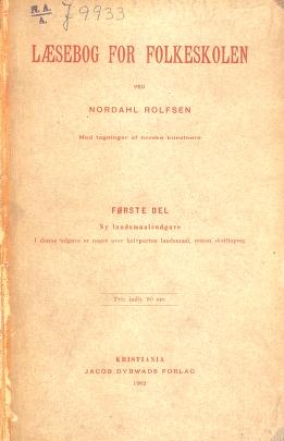 Læsebog for folkeskolen. D. 1