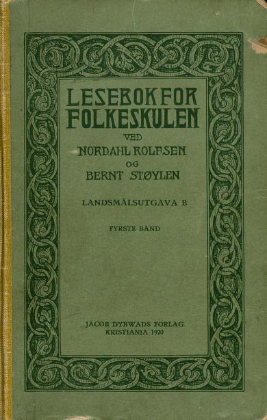 Lesebok for folkeskulen. B. 1B : Med valfrie former