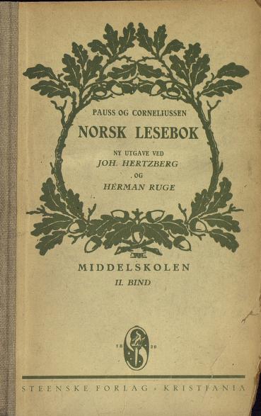 Norsk lesebok for middelskolen. B. 2