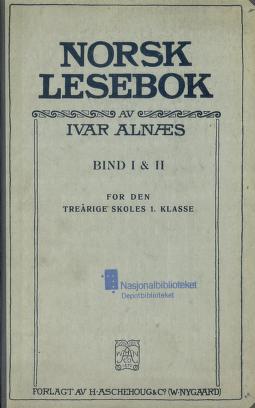 Norsk lesebok : for den treårige skoles 1. klasse. 1-2