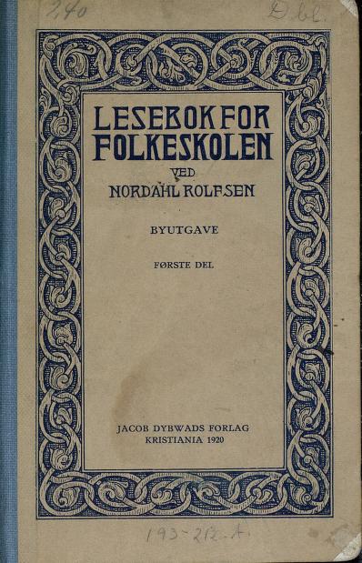 Lesebok for folkeskolen. D. 1