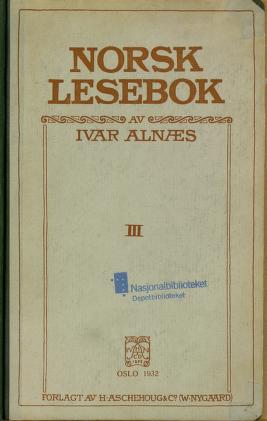 Norsk lesebok. 3