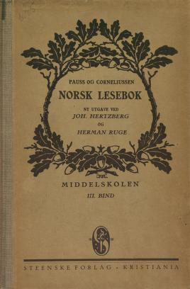 Norsk lesebok for middelskolen. B. 3